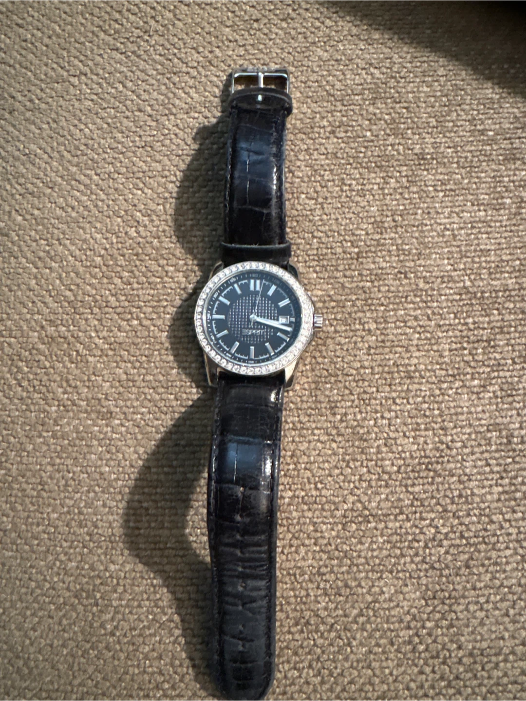 🏆Esprit Women's Watch with Rhinestone Bezel