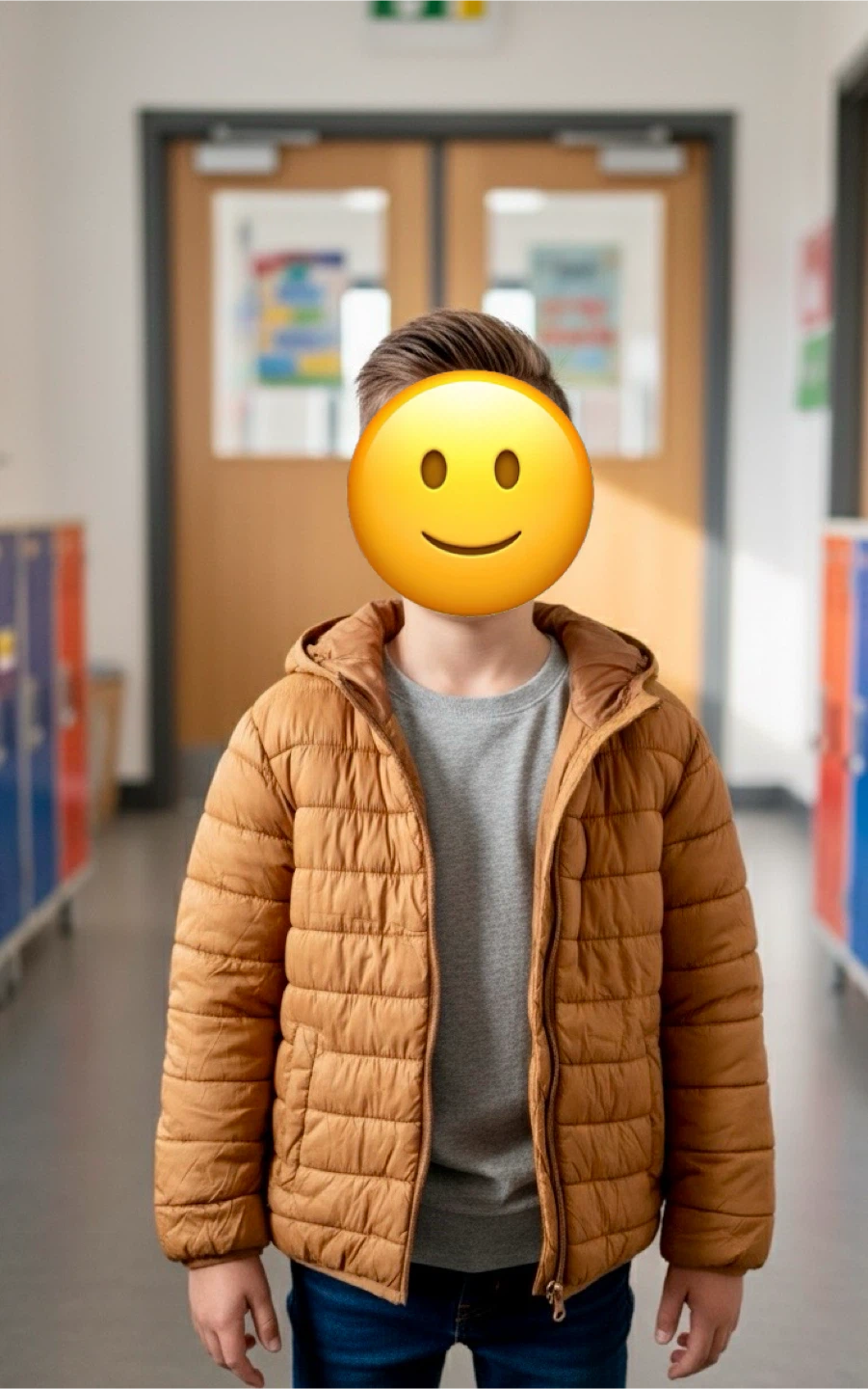George Toddler Puffer Jacket - Camel