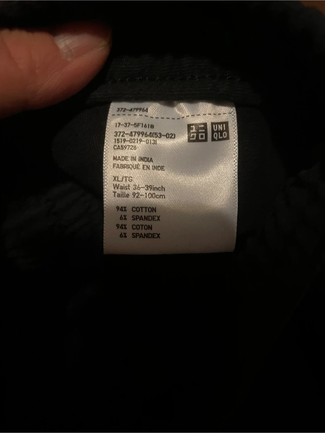 UNIQLO Cargo Pants XL Black - photo 2