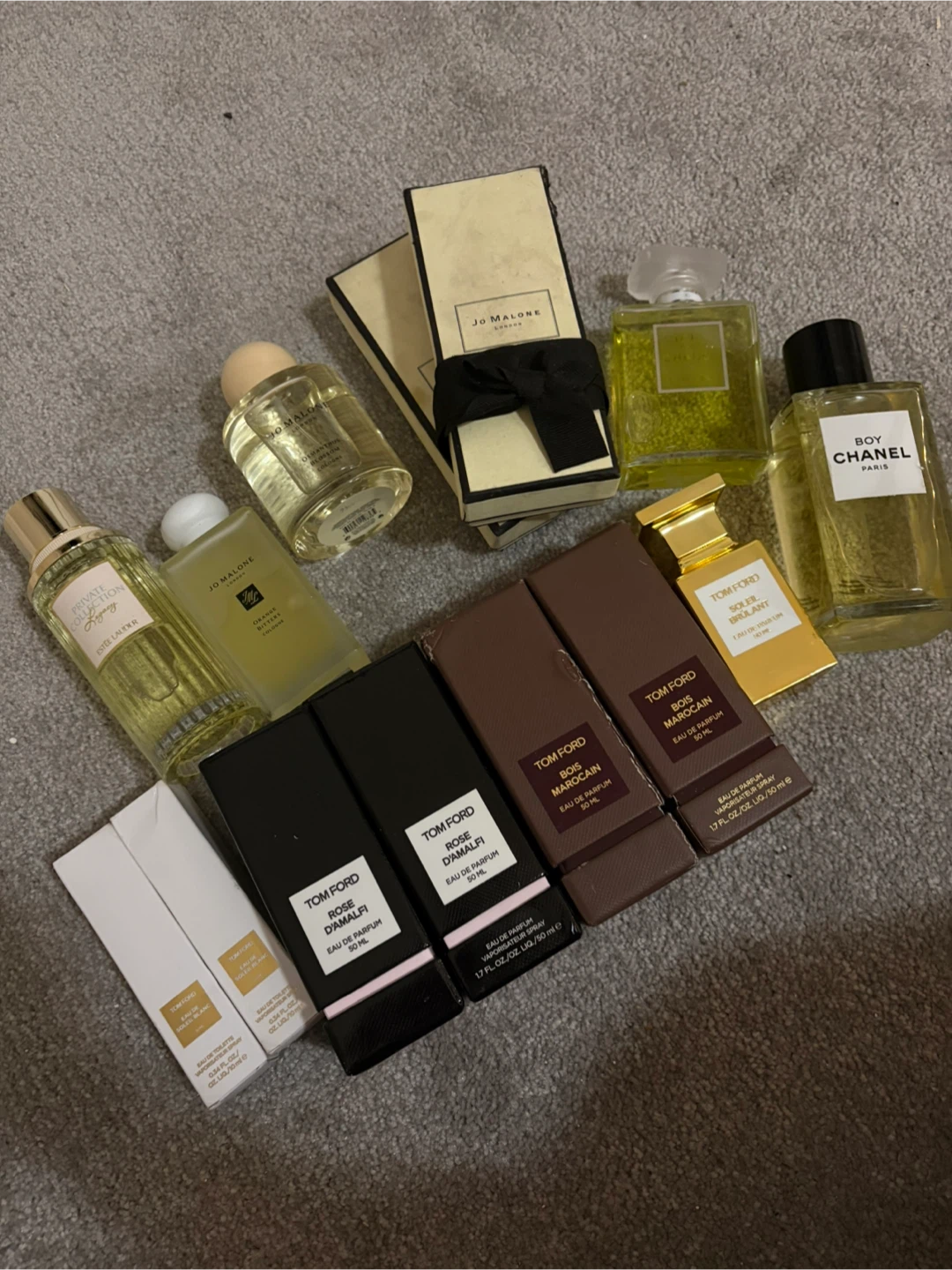 Jo Malone, Tom Ford, Chanel Perfume Lot