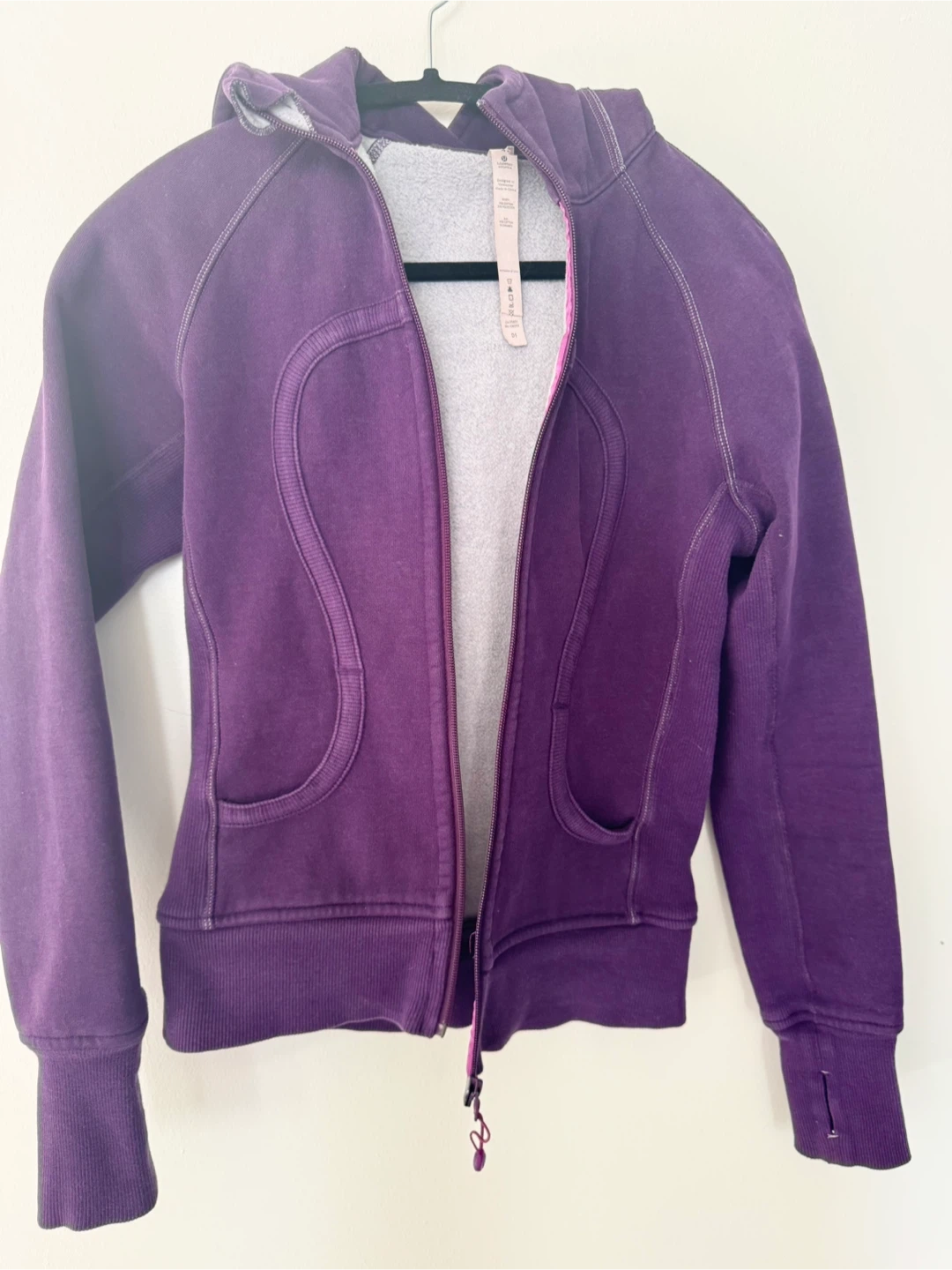 Lululemon Athletica Purple Full Zip Hoodie