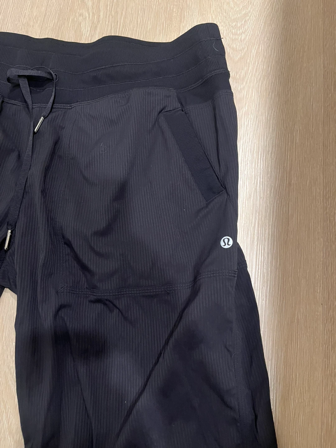 Lululemon Black Striped Athletic pants - photo 2