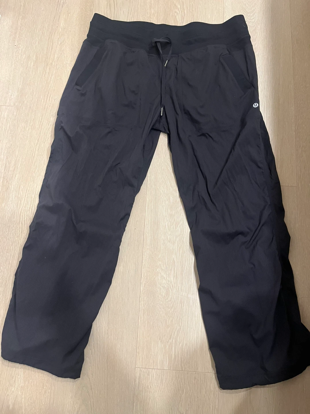 Lululemon Black Striped Athletic pants