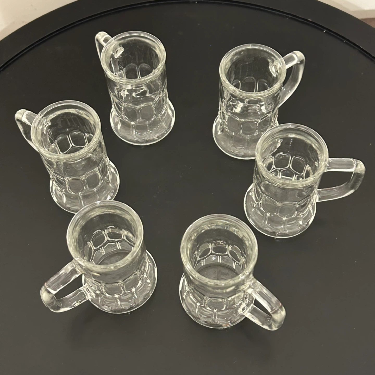 🏆Vintage Reims France Mini Mug Shot Glasses – Set of 6