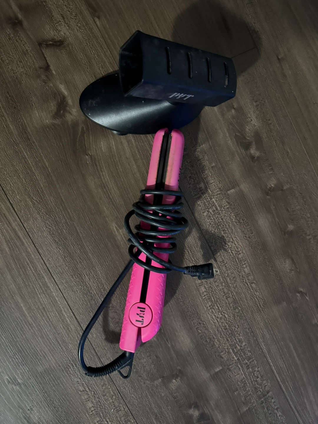 PYT Pink Hair Straightener with Stand