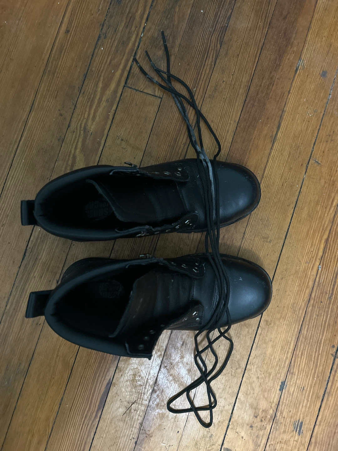 S&G Black Work Boots