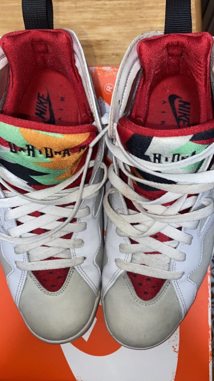 Nike Air Jordan 7 Retro White Red “Hares”