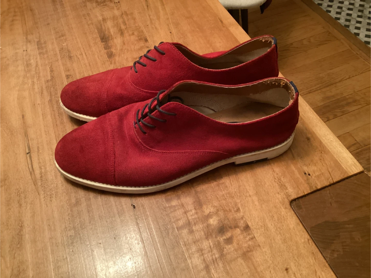 Red Suede Dress Shoes - photo 2