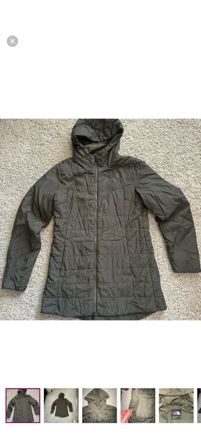 WOMENS MEDIUM The North Face Quilted Insulated Jacket