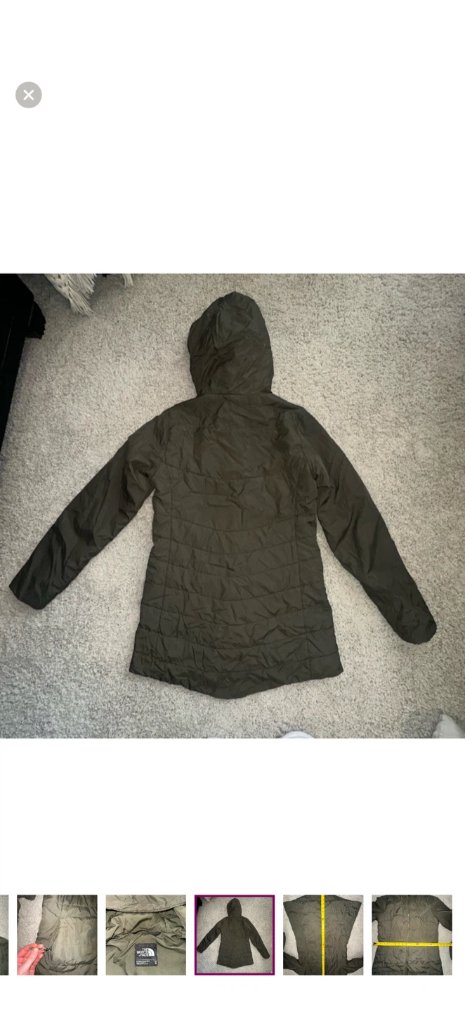 WOMENS MEDIUM The North Face Quilted Insulated Jacket - photo 5