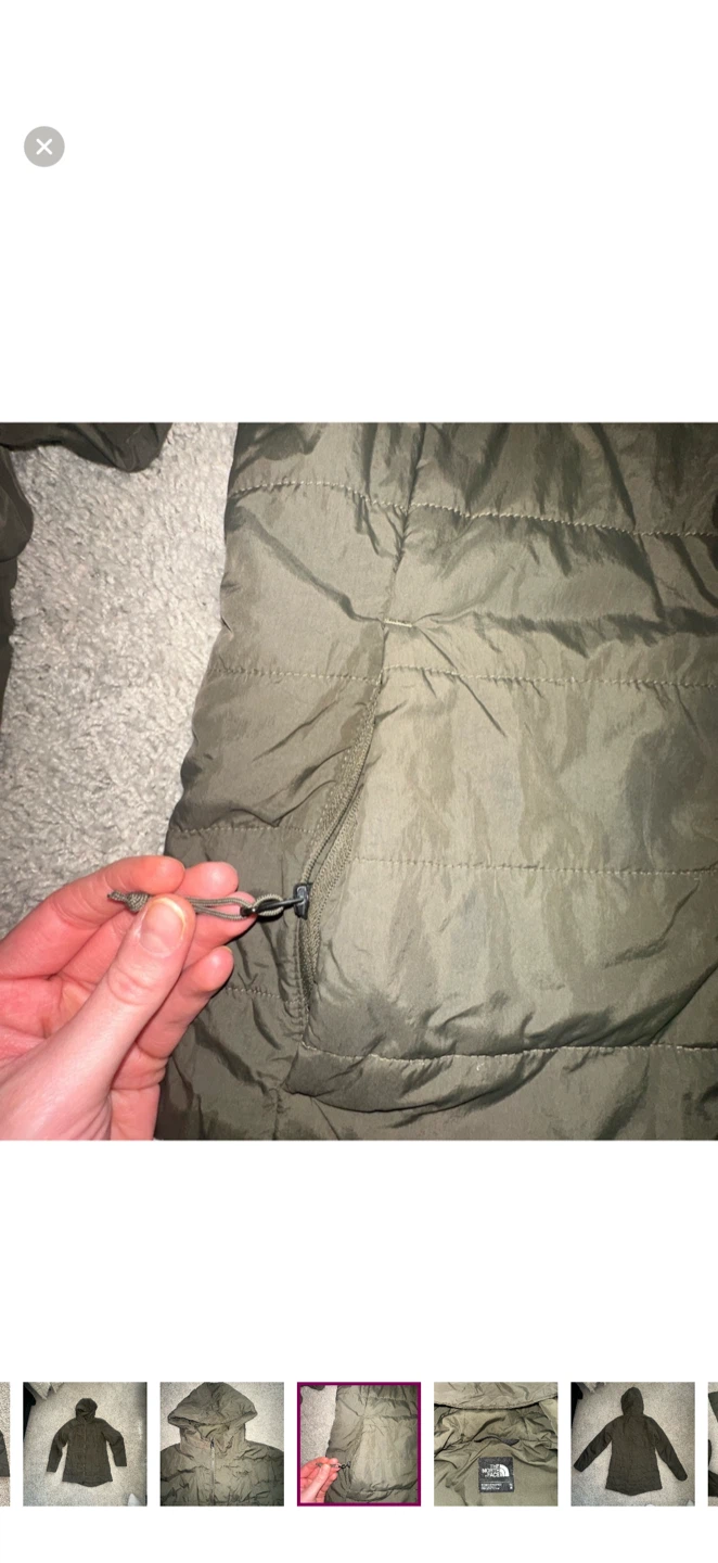 WOMENS MEDIUM The North Face Quilted Insulated Jacket - photo 4