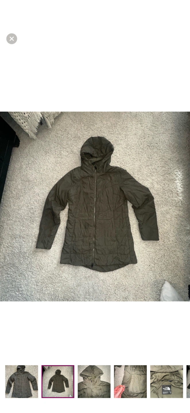 WOMENS MEDIUM The North Face Quilted Insulated Jacket - photo 3