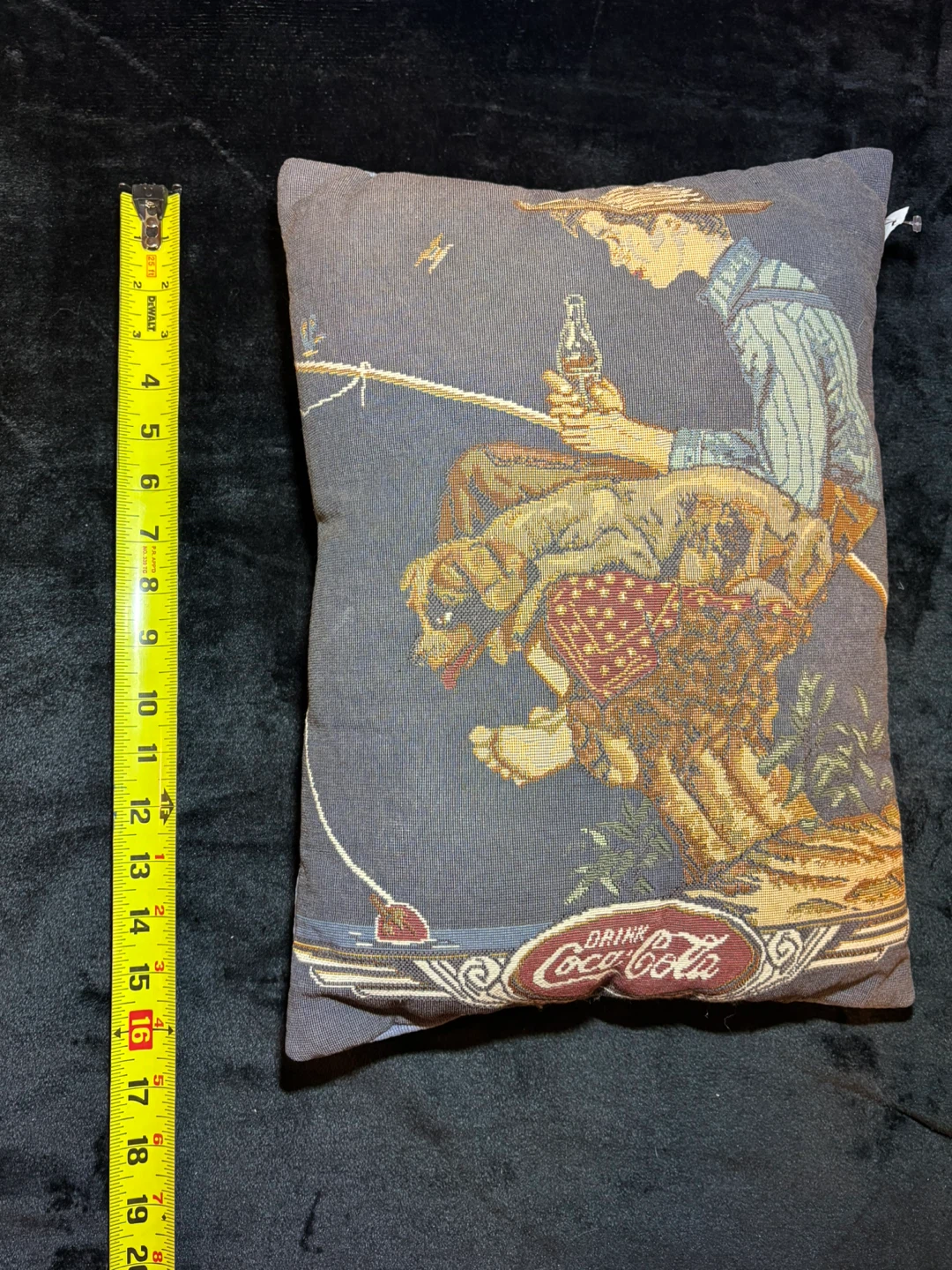 Coca-Cola Fishing Throw Pillow - photo 5