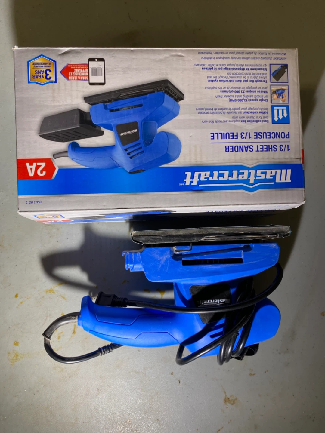 Mastercraft 1/3 Sheet Sander
