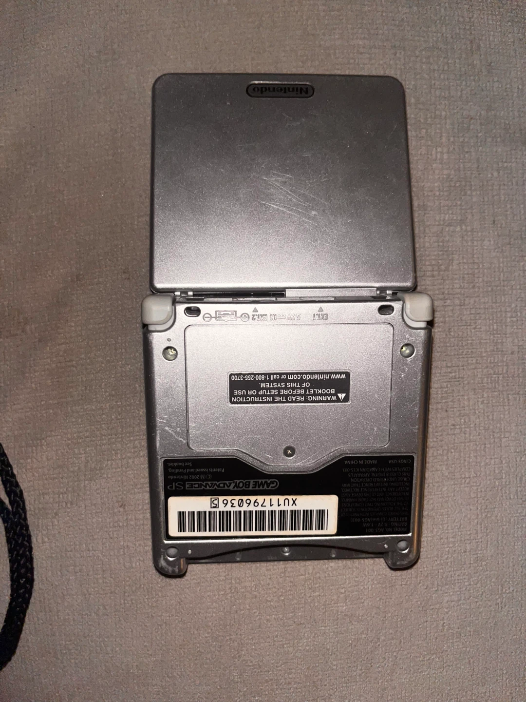 Nintendo Game Boy Advance SP Silver - photo 2