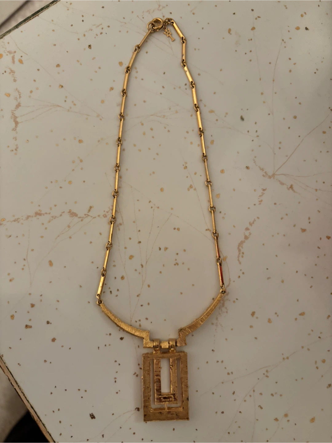 Gold Tone Pendant Necklace - photo 2