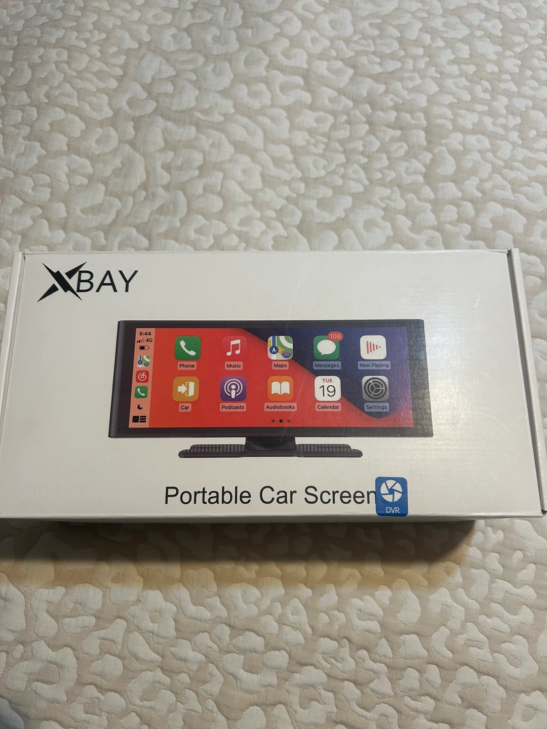 XBAY Portable Car Screen with DVR