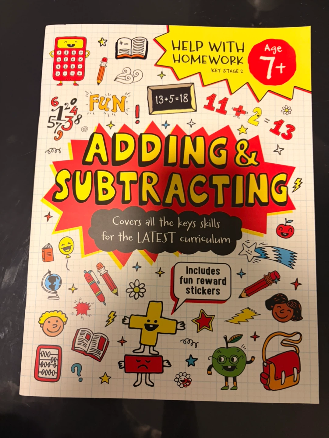 Help With Homework Adding & Subtracting Book Age 7+