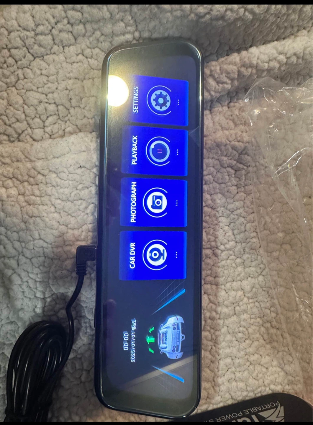 Full-Size Starlight Night Vision Car DVR Mirror