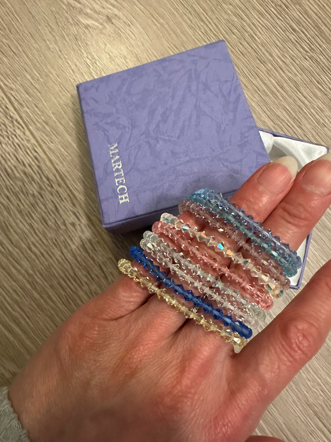 Genuine Swarovski Crystal Bead Bracelets
