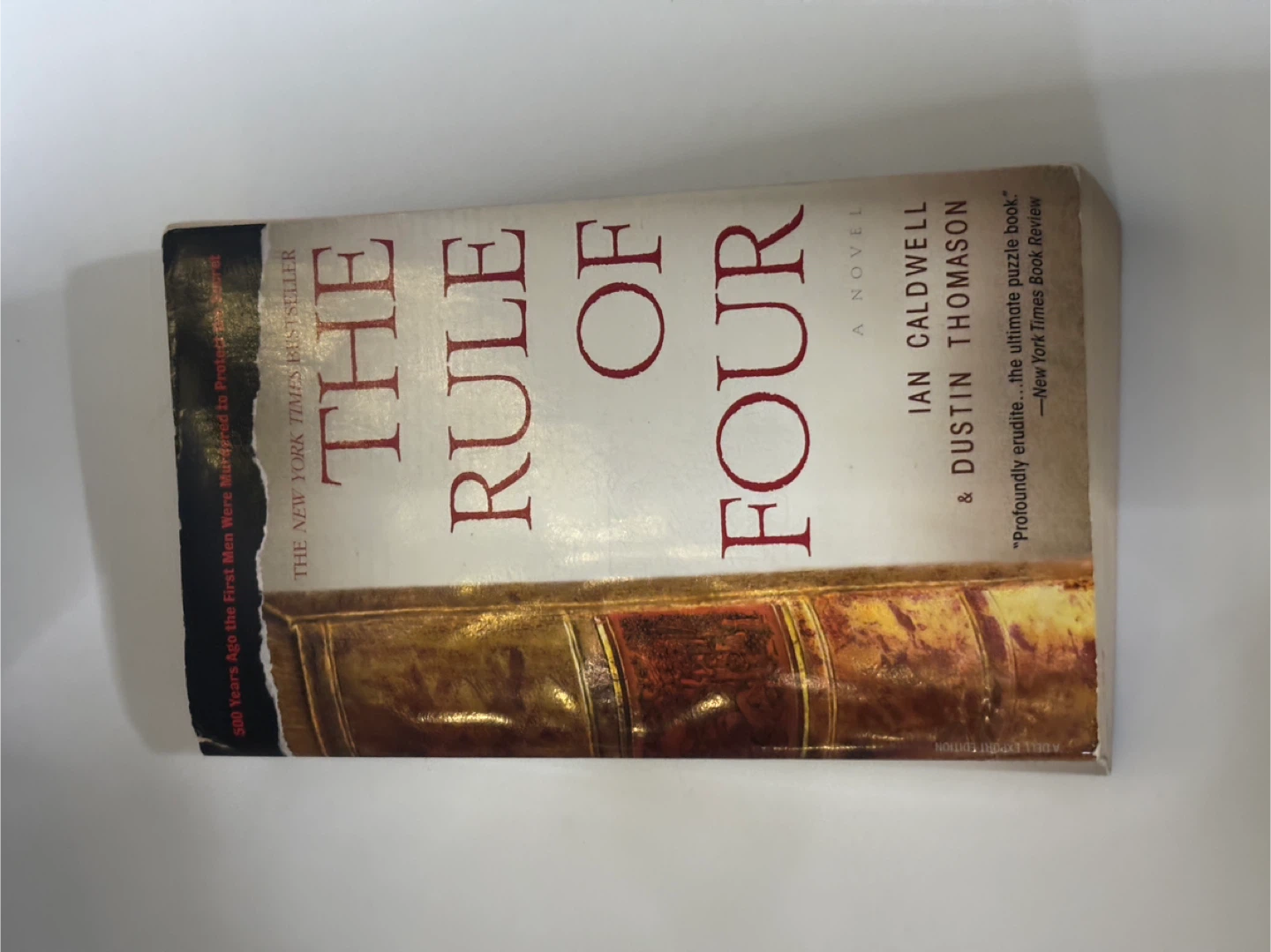 🏆 The Rule of Four Novel by Ian Caldwell & Dustin Thomason