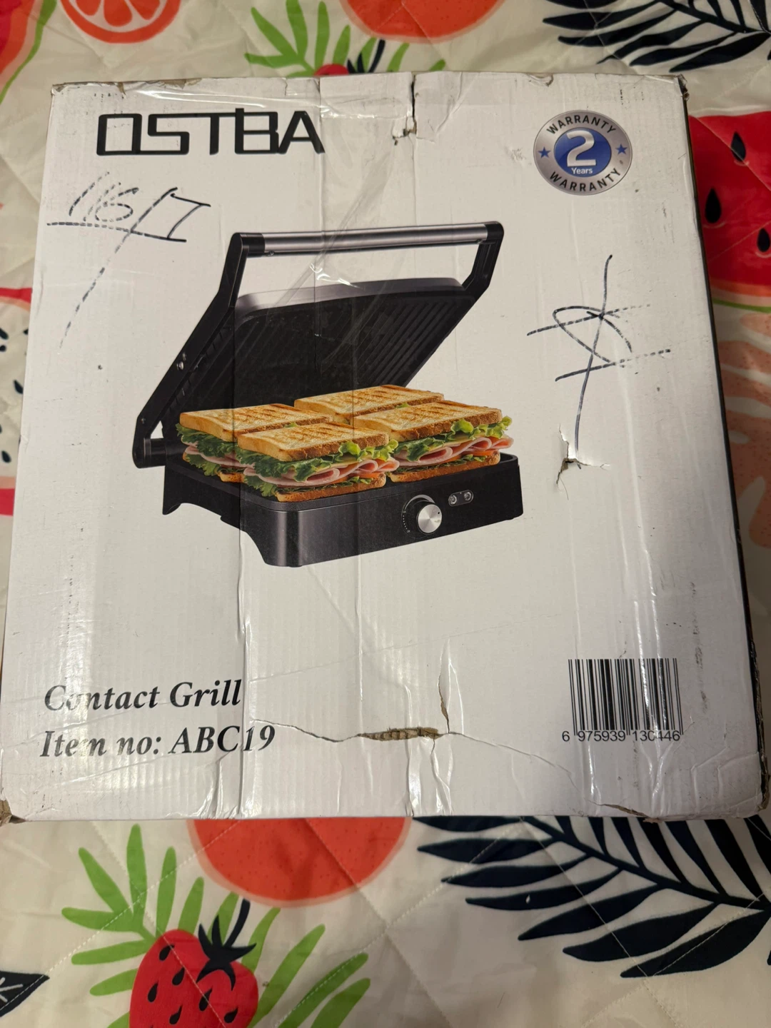 OSTBA Contact Grill 3-in-1 Design - photo 2