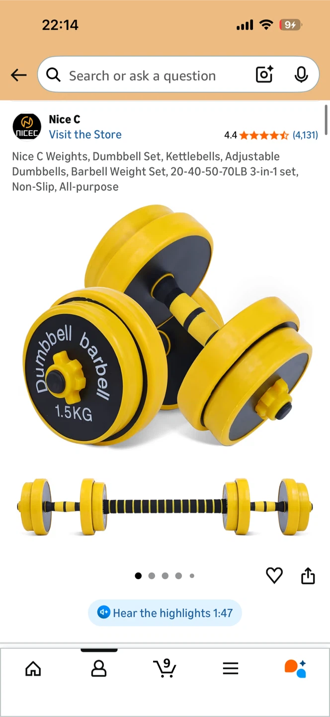 Adjustable Dumbbell Set - photo 2