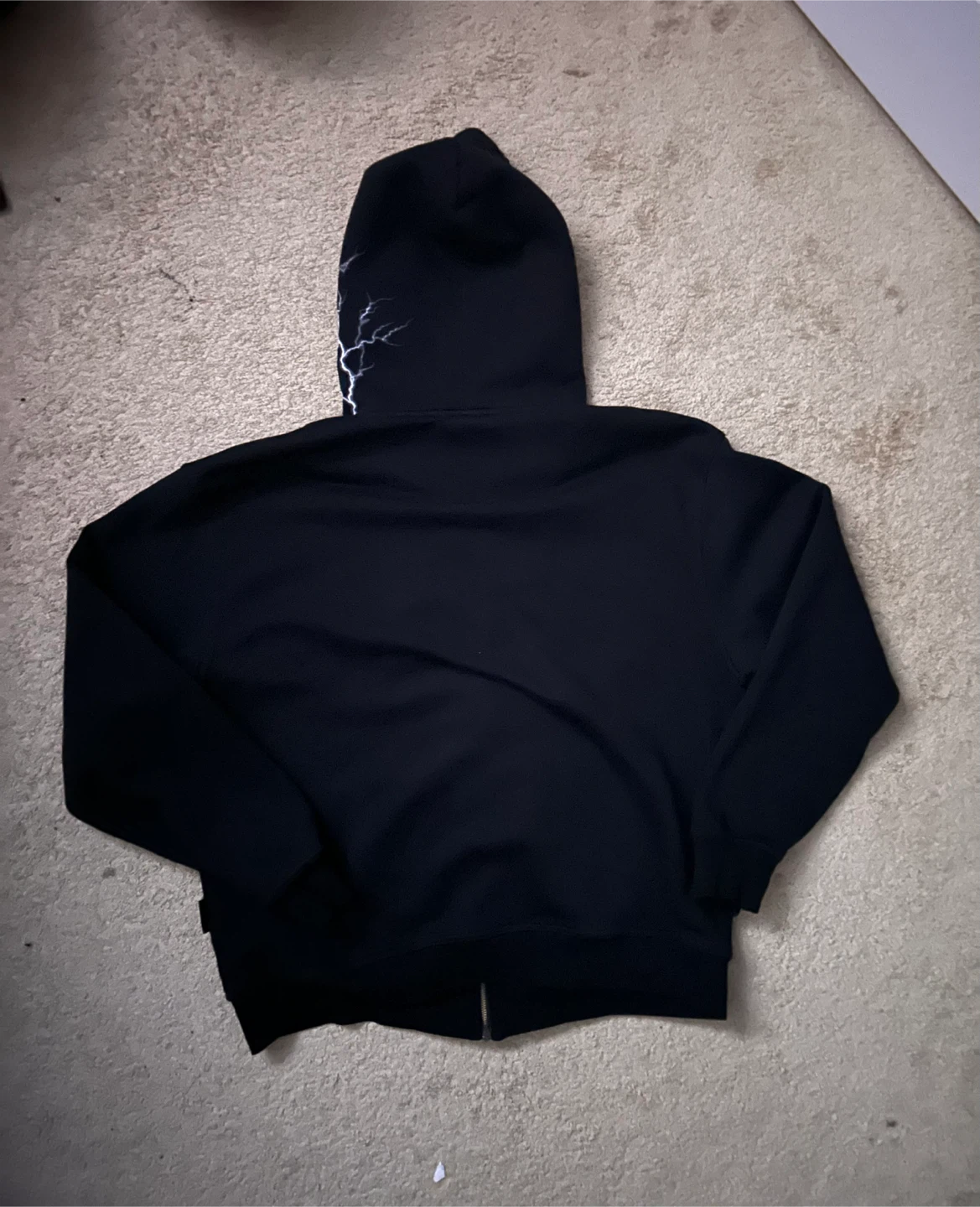Hoodrich dark oversized full-zip hoodie/black - photo 4