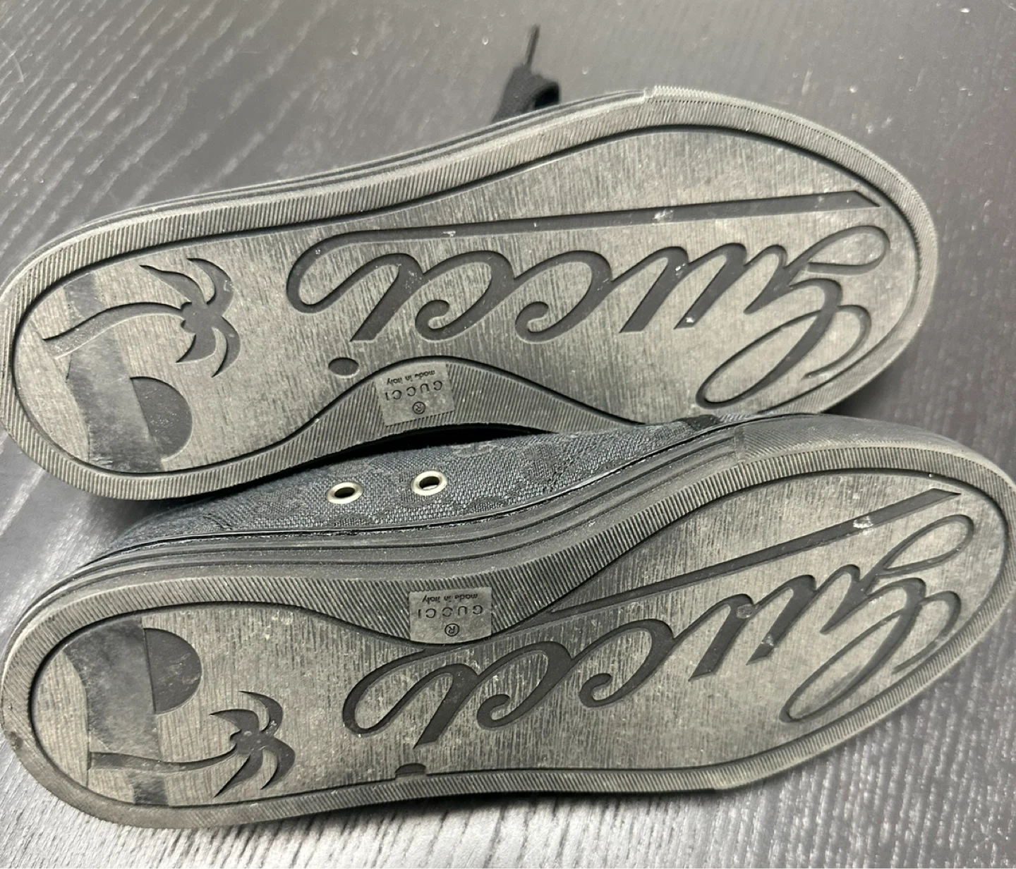 Gucci Black GG Canvas Sneakers - photo 2
