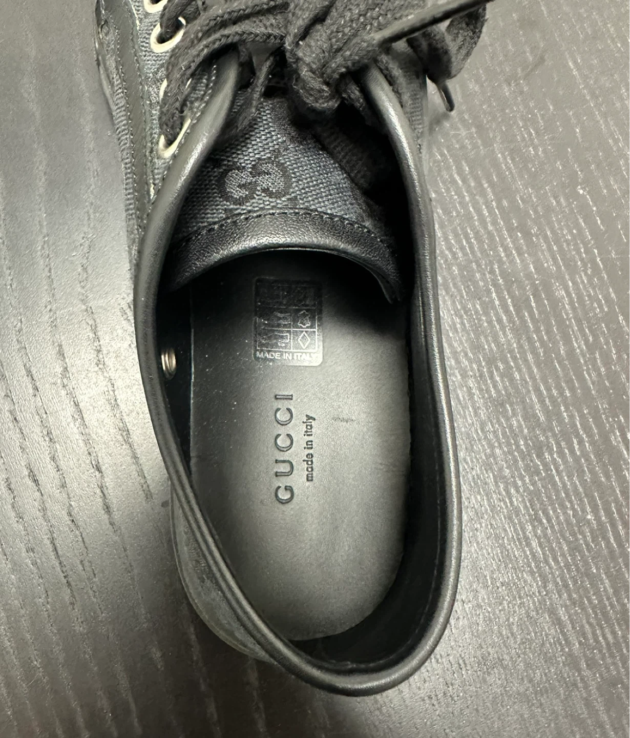 Gucci Black GG Canvas Sneakers - photo 3