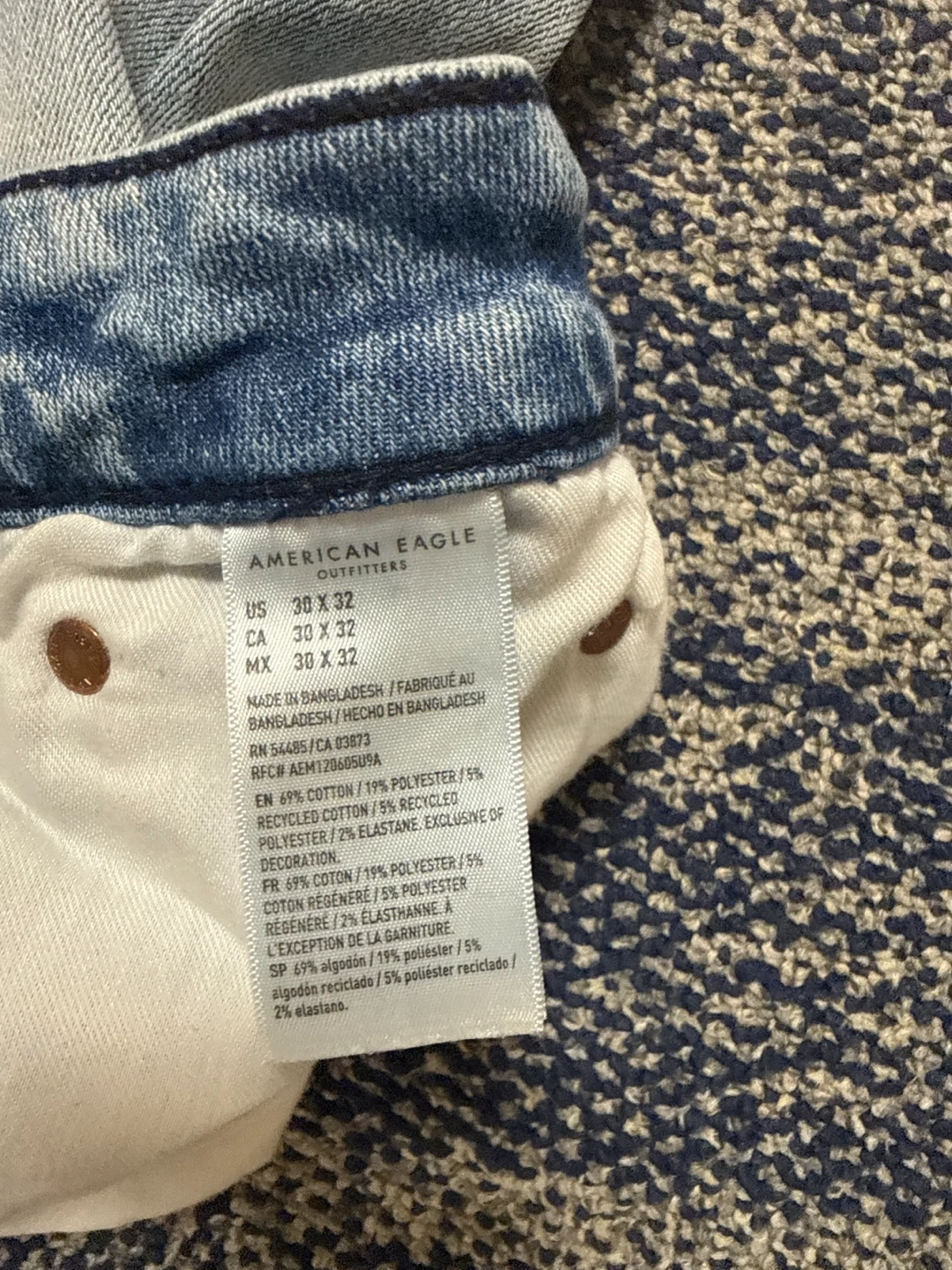 American Eagle Slim Straight Jeans - Size 30x32 - photo 3