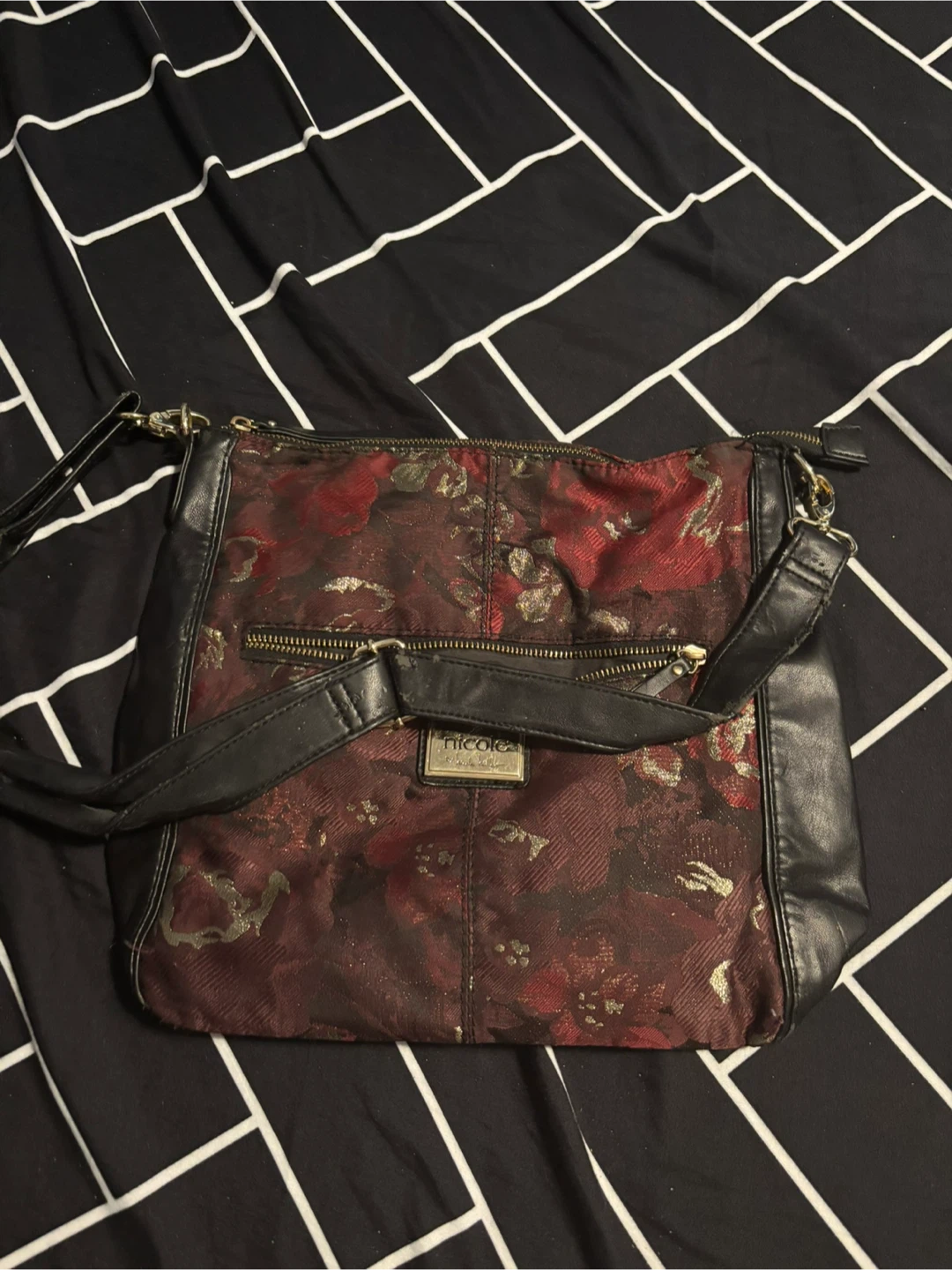 Nicole Lee Floral Shoulder Bag