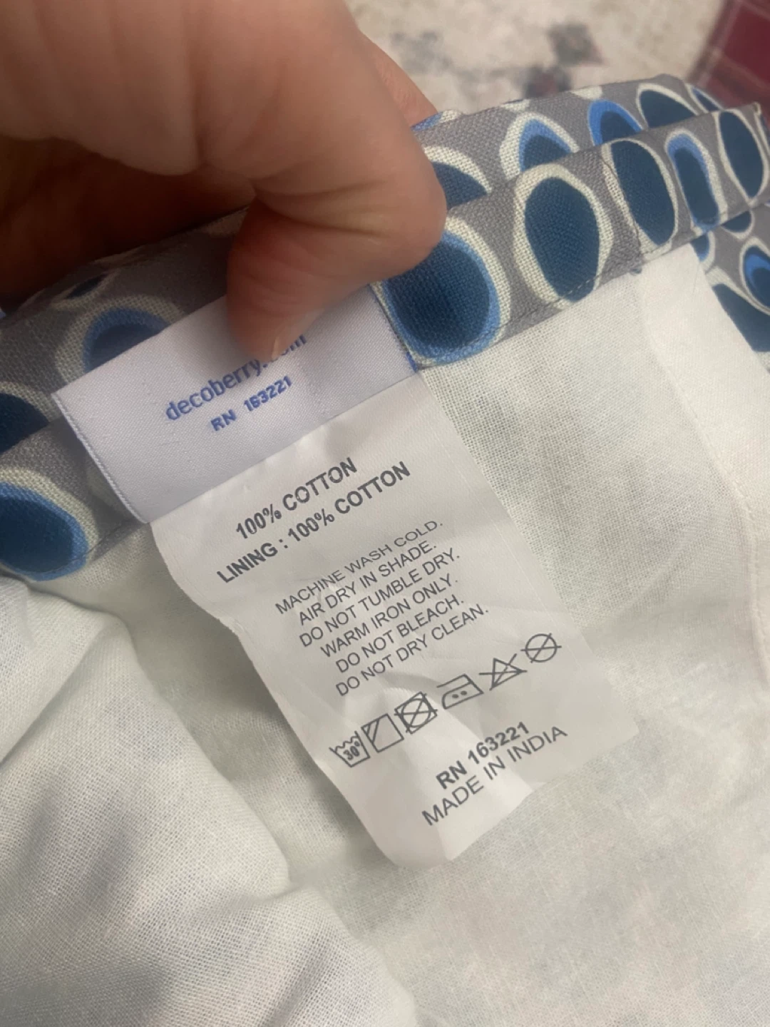 🏆DecoBerry Blue Dot Grommet Curtains - photo 3
