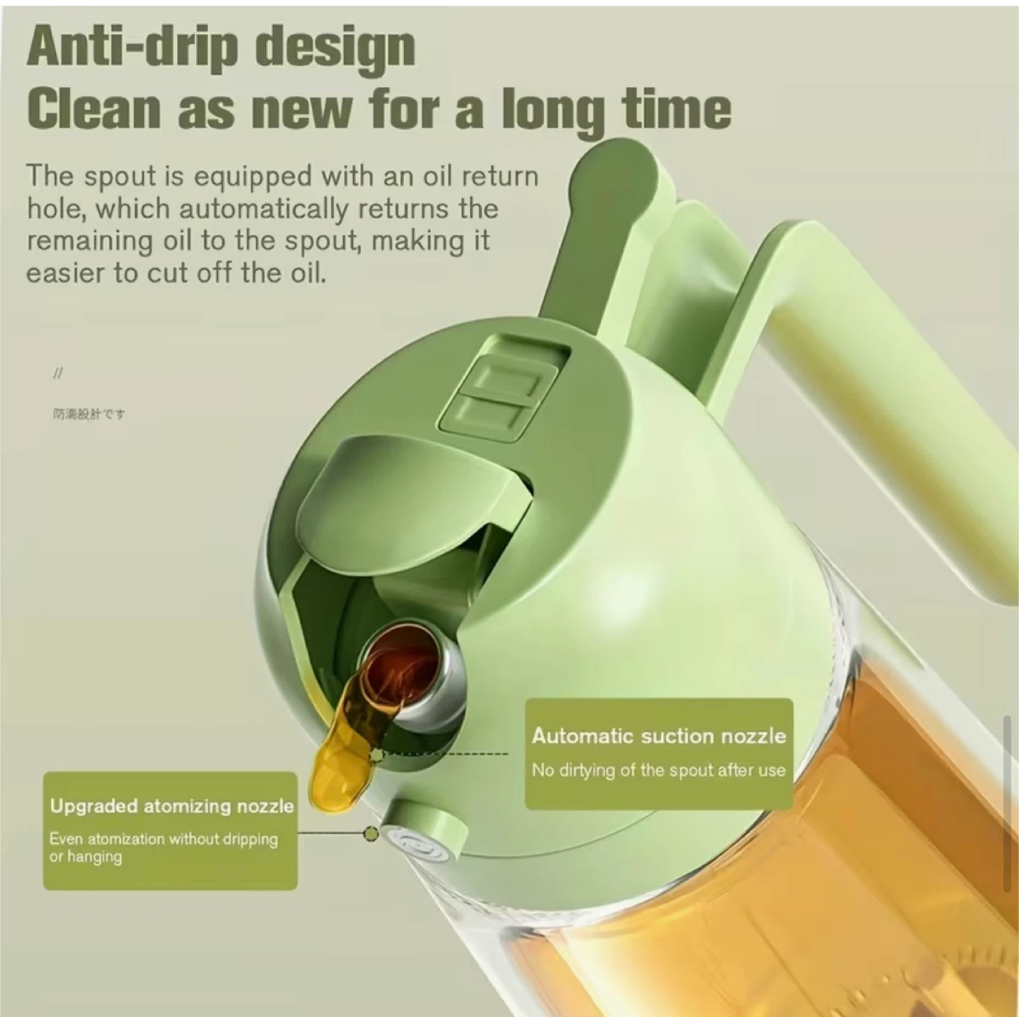 Olive oil spray bottle - photo 3
