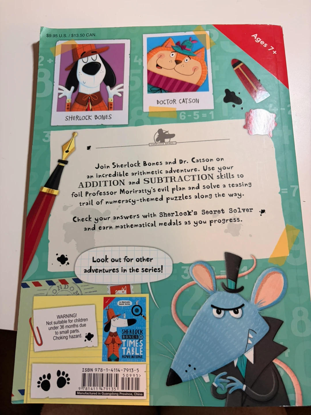 Sherlock Bones Addition & Subtraction Adventure Book - photo 5