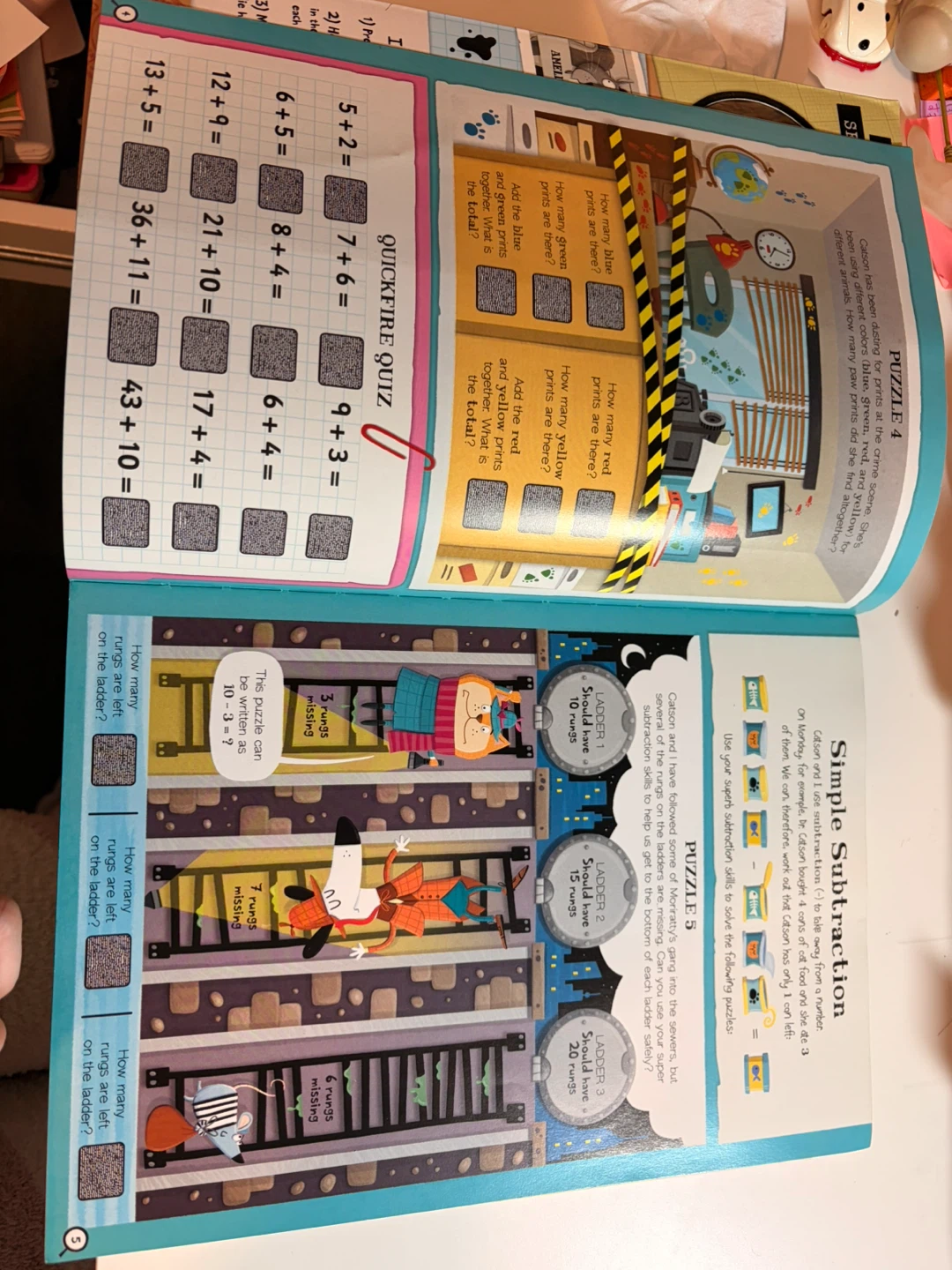 Sherlock Bones Addition & Subtraction Adventure Book - photo 2