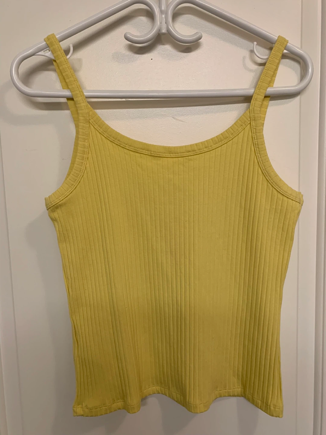 Joe Fresh Yellow Ribbed Tank Top M/M 🏆 - photo 2