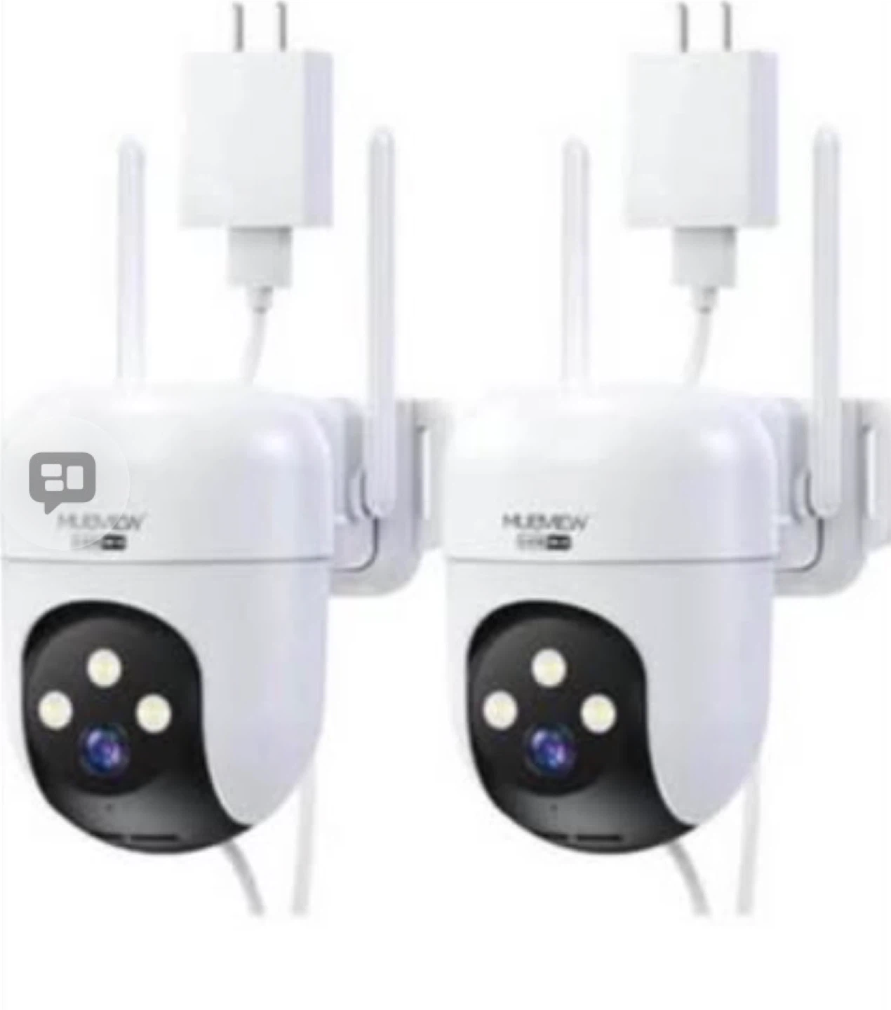 2 MU VIEW Security Cameras - 2 Pack
