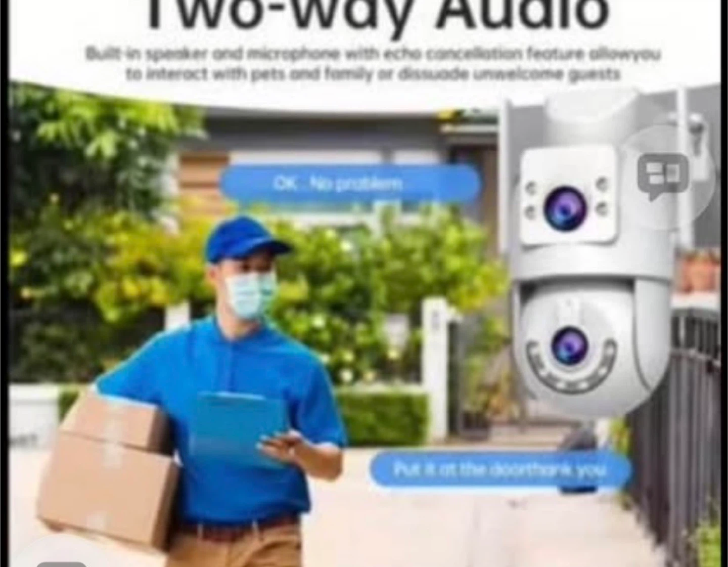 Security Camera with Pan Tilt Rotation - photo 5