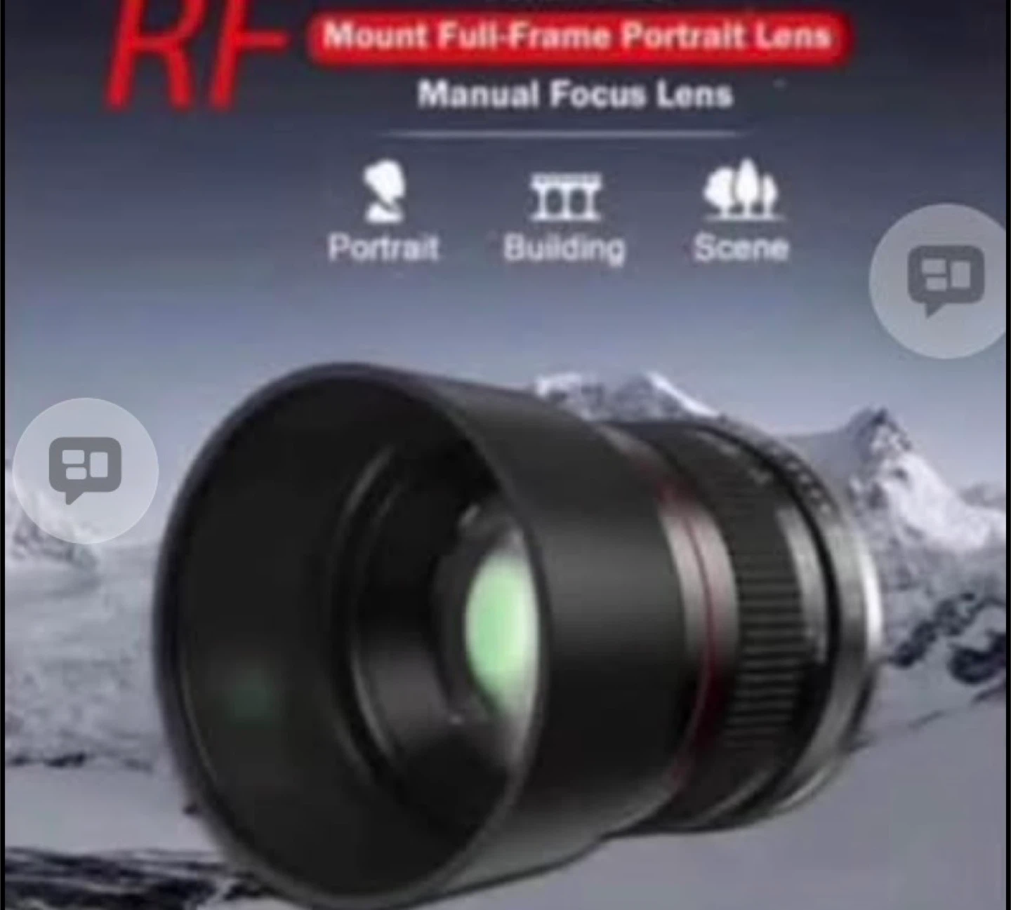 BENOISON RF Lens Manual Focus for Canon EOS - photo 2