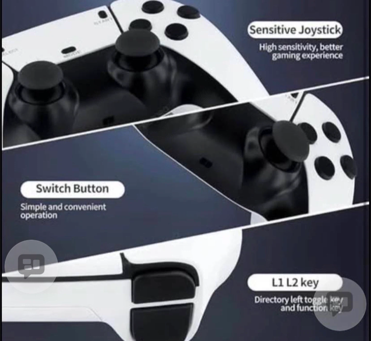 2.4GHz Wireless Game Controllers - photo 2