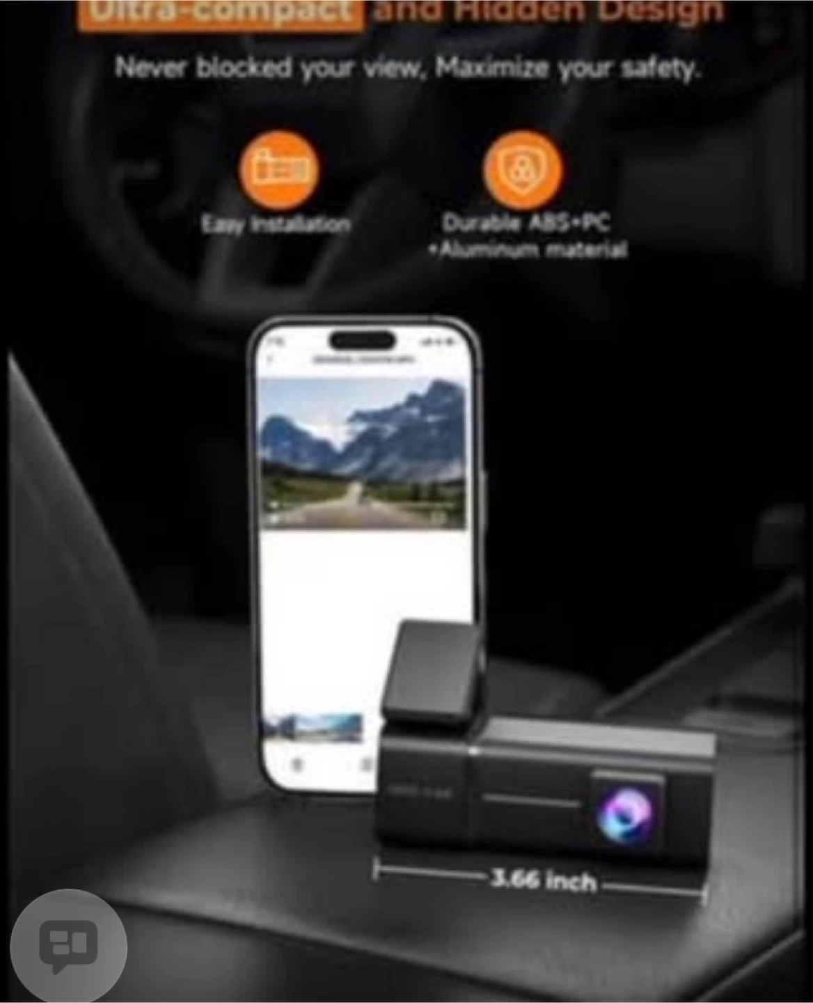 QHD 2.5K Dash Cam with 32GB SD Card - photo 3