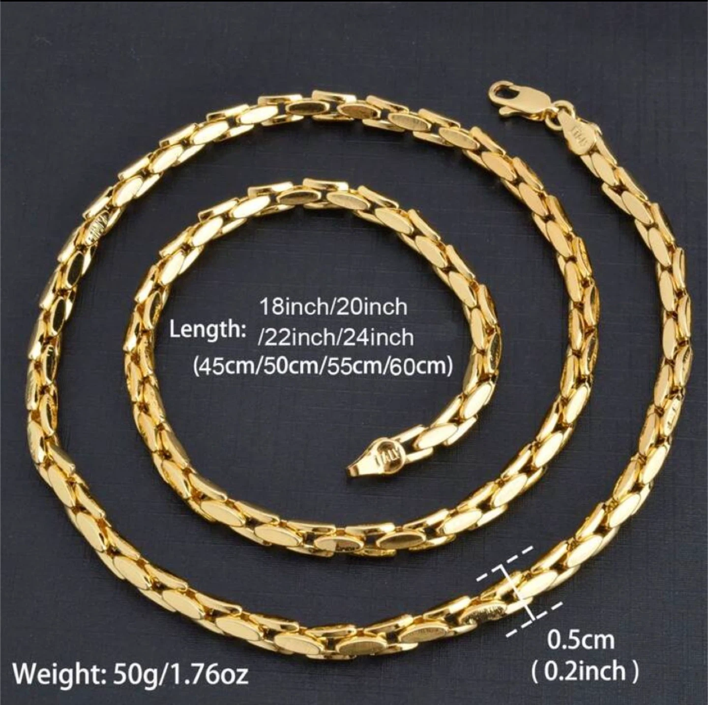 Gold Tone Chain Necklace - photo 3