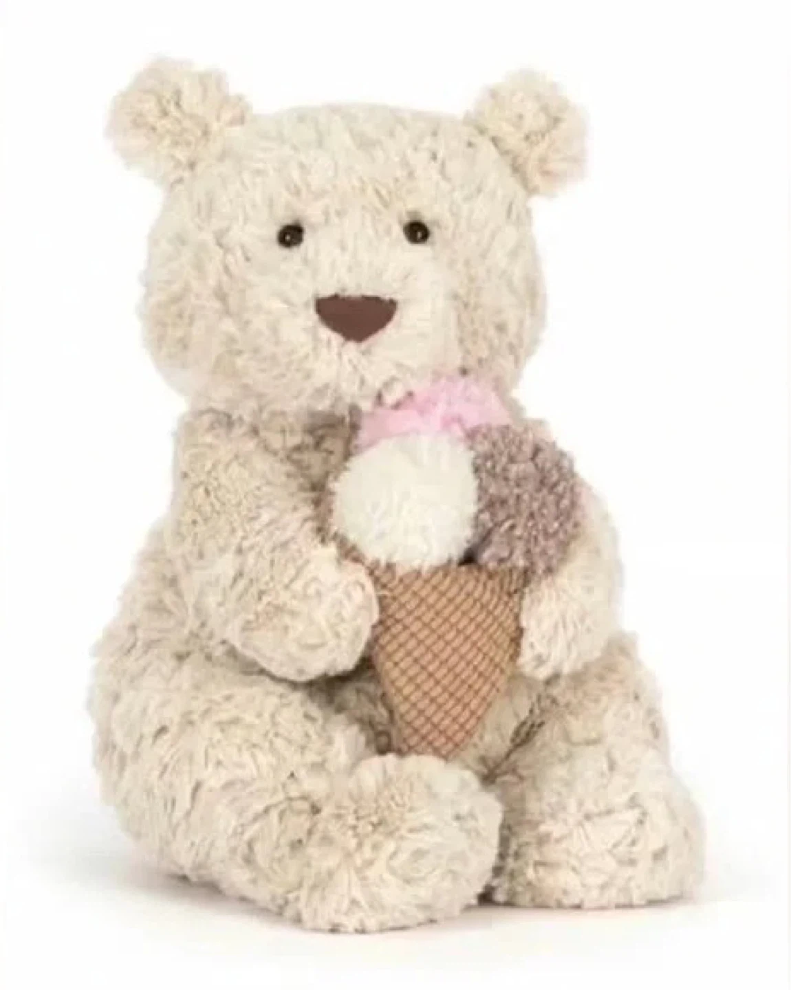 Jellycat Oatus Bear with Ice Cream