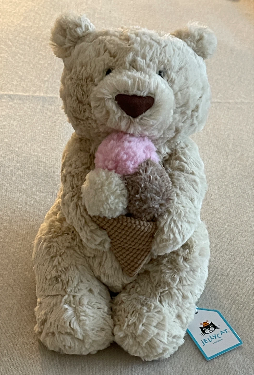 Jellycat Oatus Bear with Ice Cream - photo 4