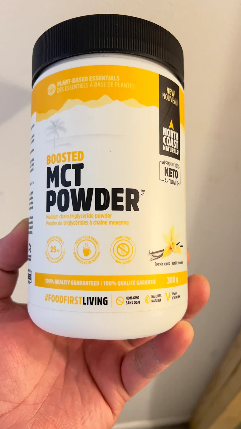 North Coast Naturals Boosted MCT Powder French Vanilla 300g
