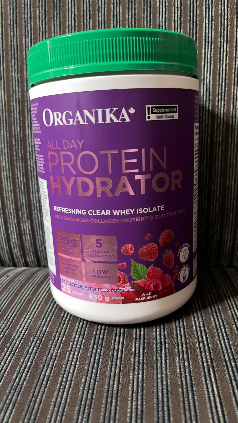 Organika All Day Protein Hydrator Wild Raspberry 650g