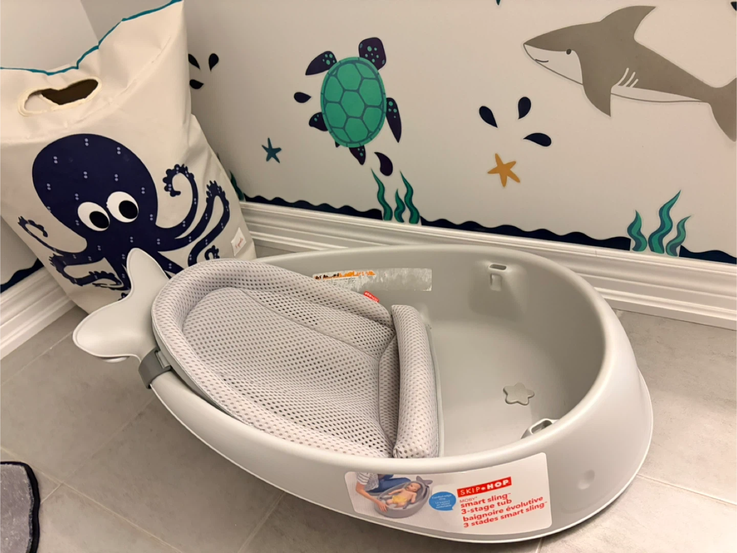 Skip*Hop Moby Smart Sling 3-Stage Baby Tub - photo 3