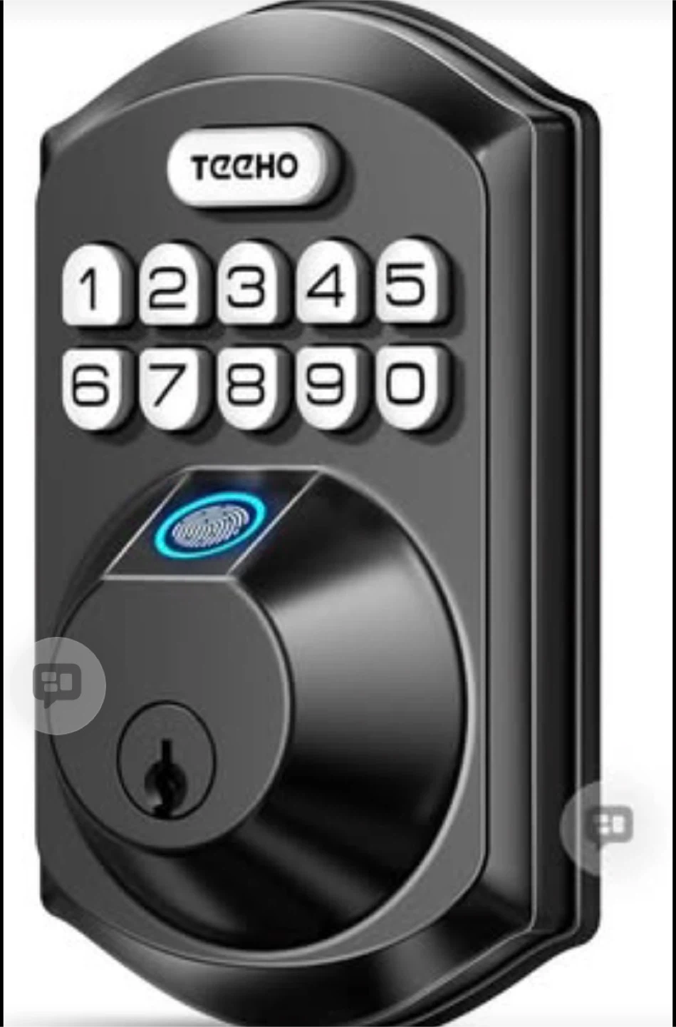 TECHO Smart Door Lock with Fingerprint and Keypad