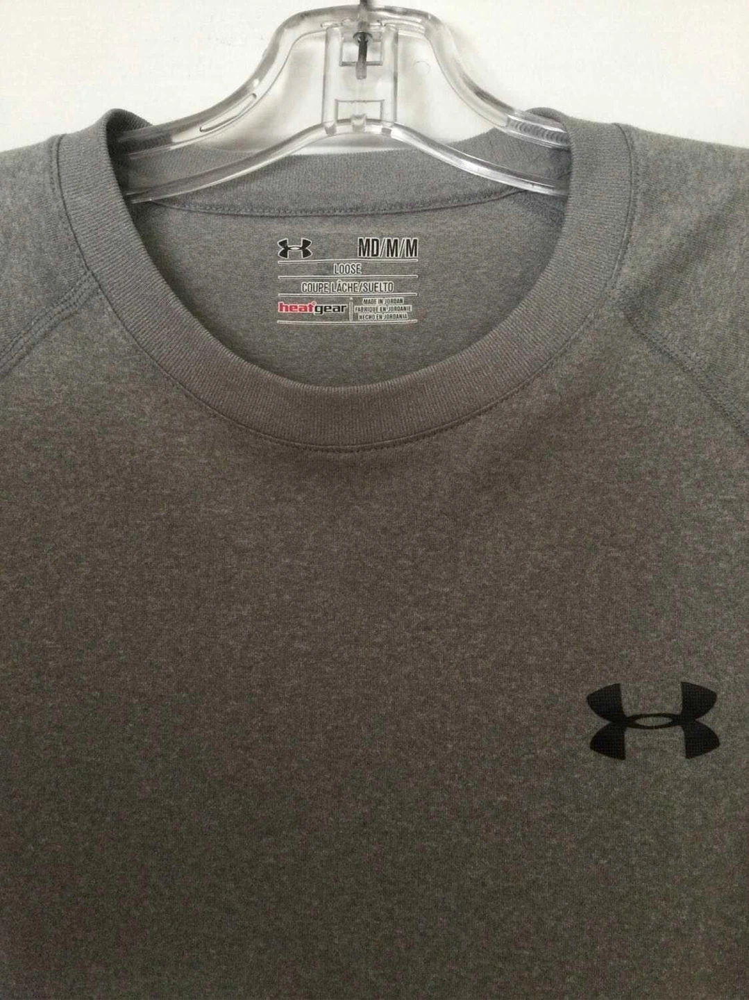 Under Armour Grey Long Sleeve Shirt - Men's Medium - photo 3